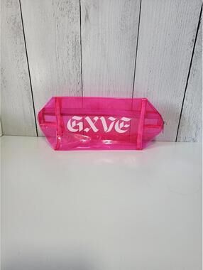 GXVE Beauty Hot Pink Transparent Cosmetic Bag - Gwen Stefani